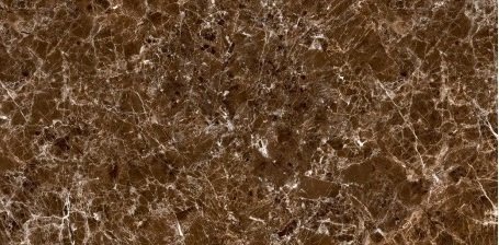 Керамогранит Ocean Ceramic Emperador Brown, цвет коричневый, поверхность глянцевая, прямоугольник, 600x1200