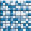 Мозаика Ce.Si Mosaici Atlantica Svalbard 5AT025025RE222, цвет голубой, поверхность матовая, квадрат, 300x300