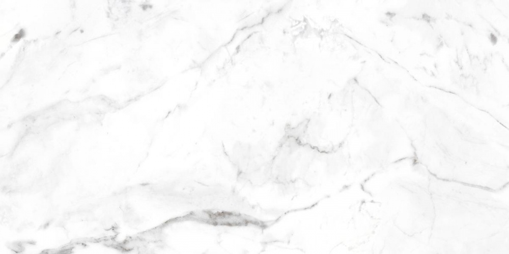 Керамогранит Gres de Aragon Marble Carrara Blanco Liso, цвет белый, поверхность матовая, прямоугольник, 600x1200