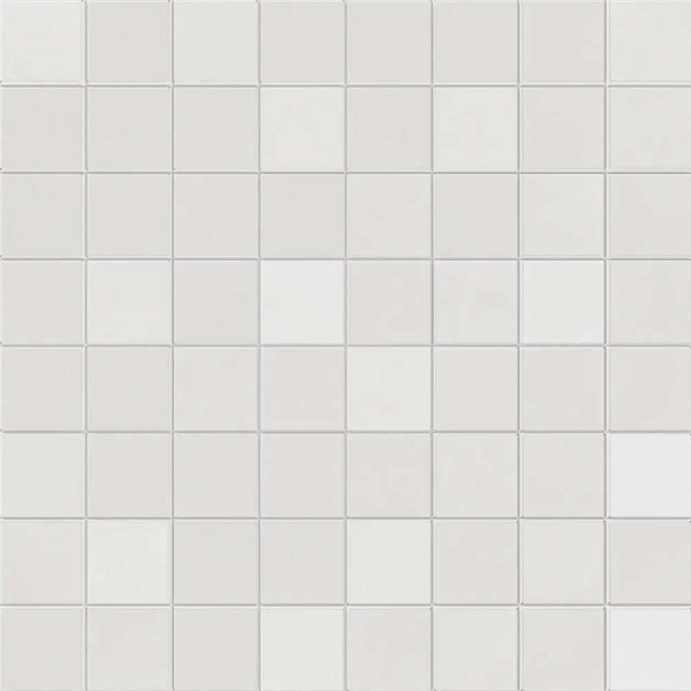 Керамогранит Wow Tesserae Play Blanc 127389, цвет белый, поверхность матовая, квадрат, 280x280