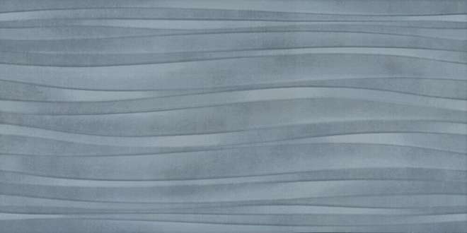 Керамическая плитка Kerama Marazzi Маритимос голубой структура обрезной 11143R, цвет голубой, поверхность глянцевая, прямоугольник, 300x600