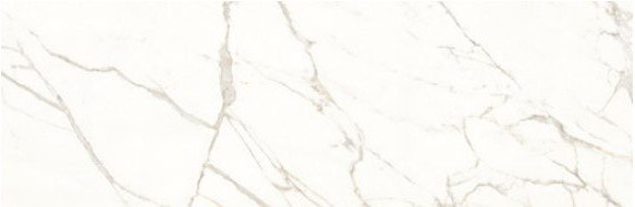 Широкоформатный керамогранит Panaria Trilogy Calacatta White Lux, цвет белый, поверхность полированная, прямоугольник, 1000x3000