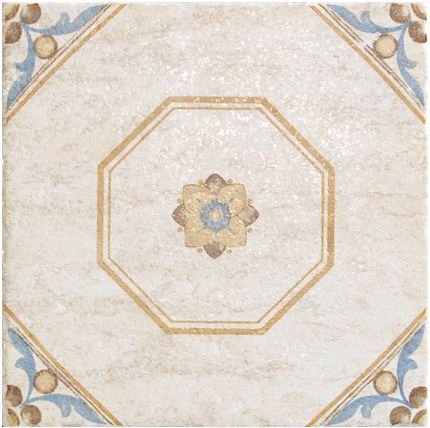 Декоративные элементы Alta Decoro Pav. Florentia A, цвет бежевый, поверхность матовая, квадрат, 200x200