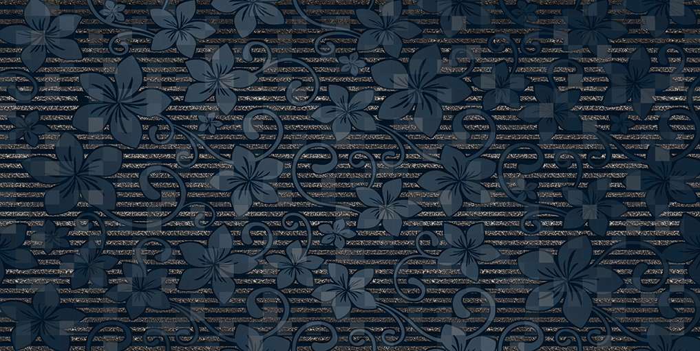 Декоративные элементы Нефрит керамика Блейк 04-01-1-10-03-65-3086-0, цвет синий, поверхность матовая, прямоугольник, 250x500