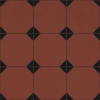 Декоративные элементы Vives Barnet Carron Terra, цвет терракотовый, поверхность матовая, квадрат, 316x316