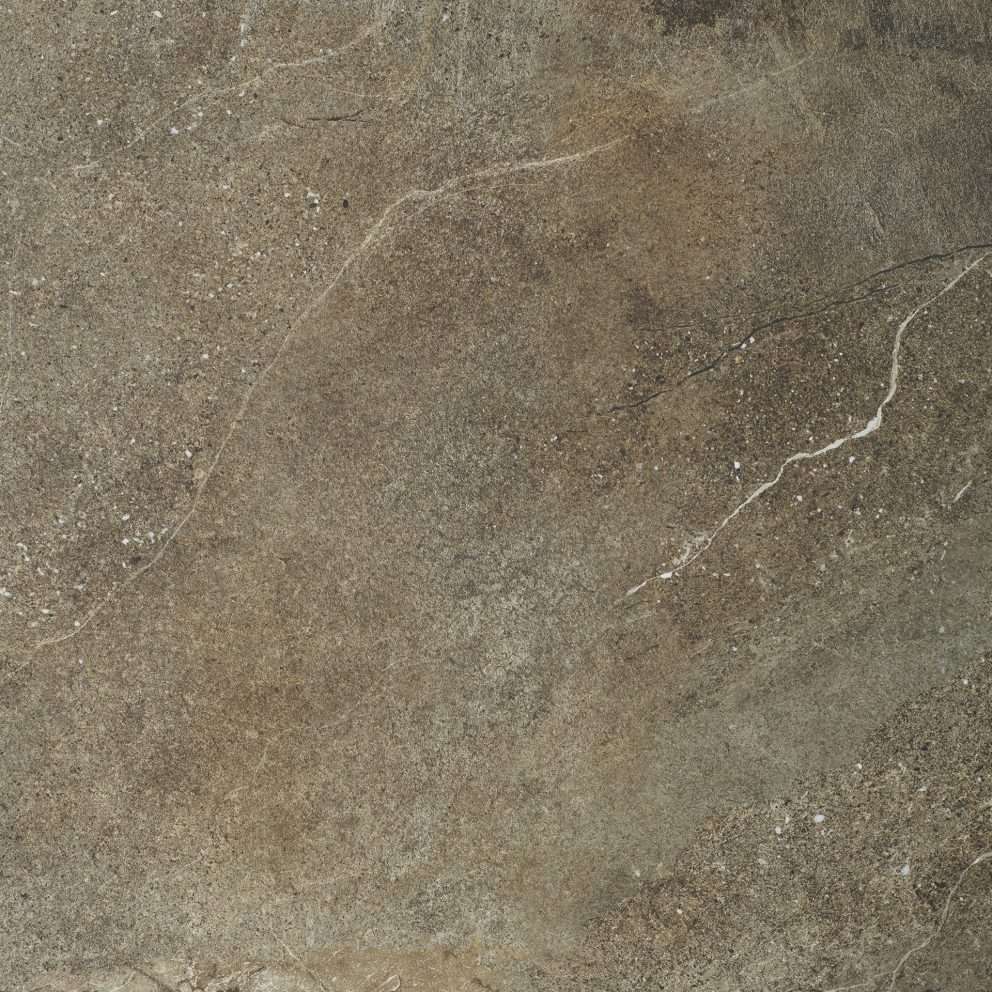 Толстый керамогранит 20мм Cerrad Cliff Ciemnobrazowy Rect, цвет коричневый, поверхность матовая, квадрат, 600x600