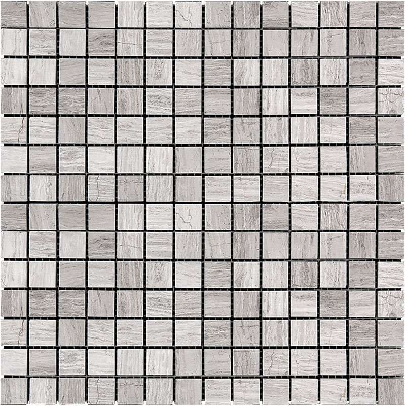Мозаика Natural Mosaic Adriatica (2X2) 7M032-20P, цвет серый, поверхность полированная, квадрат, 305x305