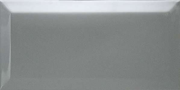Керамическая плитка Dar Ceramics Biselado Plata Brillo, цвет серый, поверхность глянцевая, кабанчик, 100x200