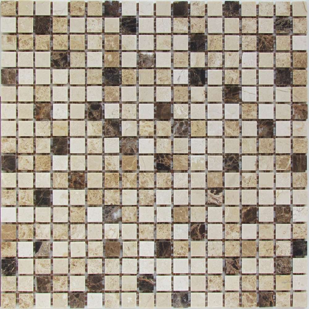 Мозаика Bonaparte Bonaparte Turin-15 Slim Pol, цвет бежевый, поверхность полированная, квадрат, 305x305
