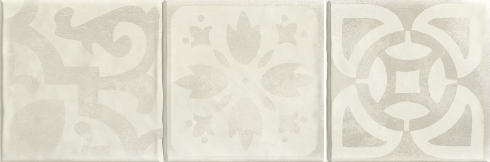 Декоративные элементы Love Tiles Ground Homeland White, цвет белый, поверхность глазурованная, прямоугольник, 200x600