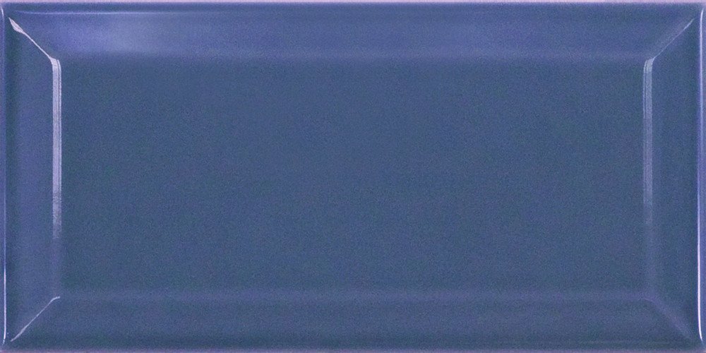 Керамическая плитка Equipe Metro Blue 21289, цвет синий, поверхность глянцевая, кабанчик, 75x150