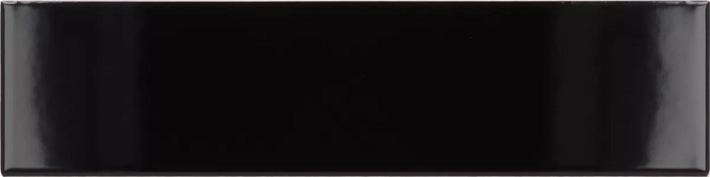 Керамическая плитка Equipe Costa Nova Black Glossy 28438, цвет чёрный, поверхность глянцевая, прямоугольник, 50x200