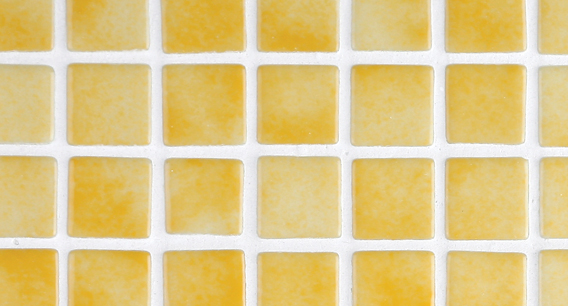 Мозаика Ezarri Niebla 2525 - В, цвет жёлтый, поверхность глянцевая, прямоугольник, 313x495