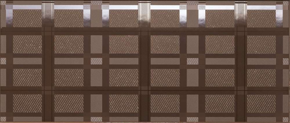 Декоративные элементы Abita Vision Dec.Scozzese Coffee Brown, цвет коричневый, поверхность полированная, прямоугольник, 260x610