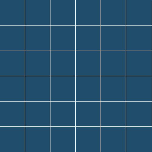 Мозаика Ce.Si Matt Notte Rete 5x5, цвет синий, поверхность матовая, квадрат, 300x300