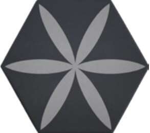 Керамогранит Heralgi Oslo Raido Black, цвет чёрный, поверхность матовая, прямоугольник, 173x200