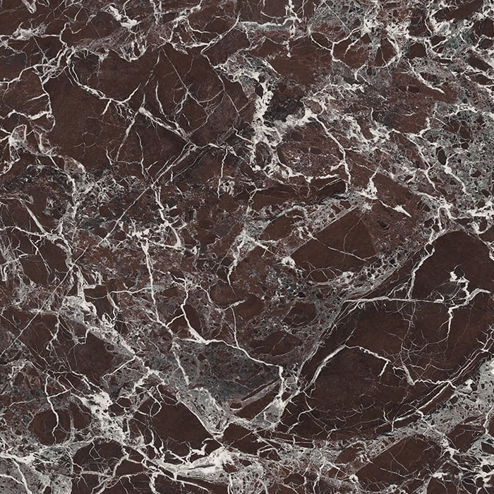 Широкоформатный керамогранит FMG Marmi Rosso Lepanto Prelucidato P150550MF6, цвет белый коричневый, поверхность натуральная, квадрат, 1500x1500