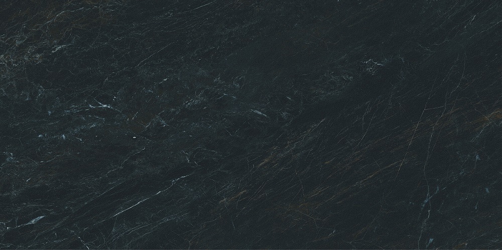 Керамогранит Tubadzin Regal Stone Pol, цвет чёрный, поверхность полированная, прямоугольник, 598x1198