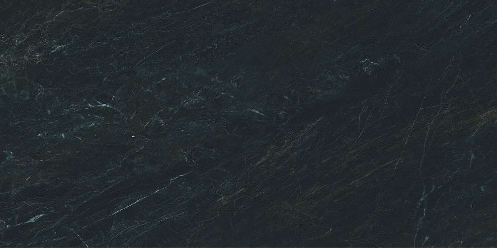 Керамогранит Tubadzin Regal Stone Pol, цвет чёрный, поверхность полированная, прямоугольник, 598x1198