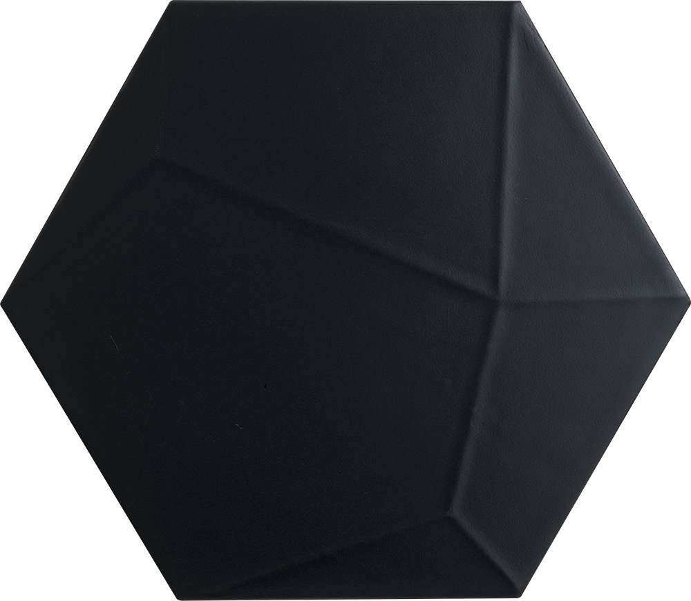 Декоративные элементы Tagina Details Hex Venis Black 9EF14HV, цвет чёрный, поверхность матовая, прямоугольник, 420x364