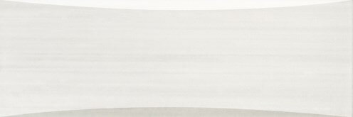 Керамическая плитка Aurelia Flou Bombe White, цвет белый, поверхность глянцевая, прямоугольник, 200x600