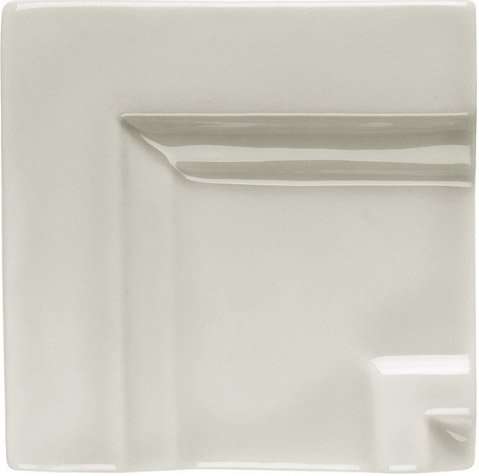 Вставки Adex ADNE5519 Angulo Marco Cornisa Clasica Silver Mist, цвет серый, поверхность глянцевая, квадрат, 75x75