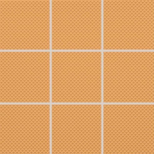 Мозаика Rako Color Two GRS0K650 (10x10), цвет оранжевый, поверхность структурированная, квадрат, 300x300
