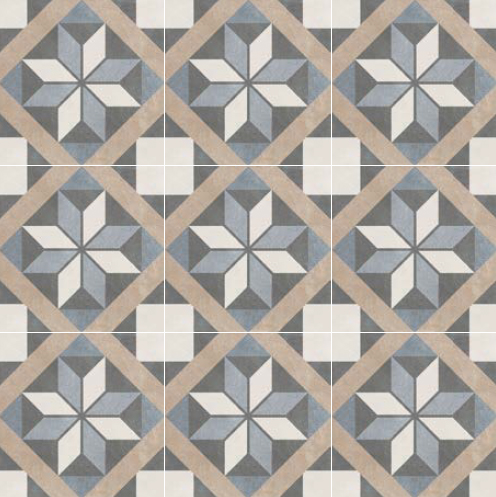 Керамическая плитка Sant Agostino Patchwork Classic 04 CSAPCL0420, цвет разноцветный, поверхность матовая, квадрат, 200x200
