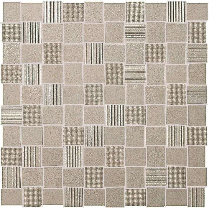 Мозаика Fap Desert Check Deep Mosaico FKII, цвет коричневый, поверхность матовая, квадрат, 305x305
