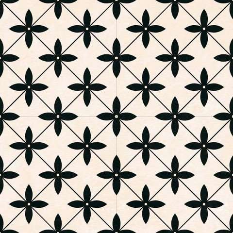 Керамогранит Halcon Hidraulicos Durham Grey, цвет чёрно-белый, поверхность матовая глазурованная, квадрат, 450x450