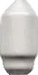 Спецэлементы Vives Angulo Remate Quarter Blanco, цвет белый, поверхность глянцевая, прямоугольник, 16x50