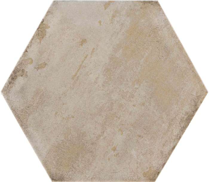 Керамогранит Prissmacer Life Fango, цвет коричневый, поверхность матовая, шестиугольник, 198x228