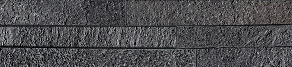 Керамогранит Keope Muretti Percorsi Quartz Black, цвет чёрный, поверхность матовая, под кирпич, 105x450