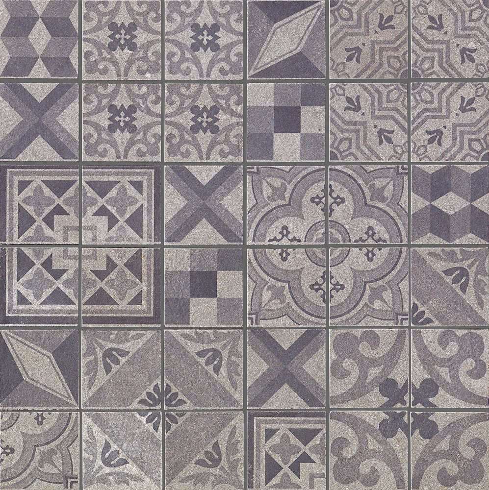 Декоративные элементы Impronta Square Mosaico Pattern F SQP0MF, цвет серый, поверхность матовая, квадрат, 300x300
