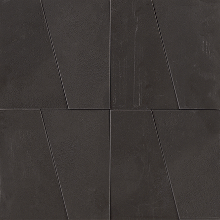 Мозаика Apavisa Nanoarea Black Bag Brick, цвет чёрный, поверхность матовая, квадрат, 300x300