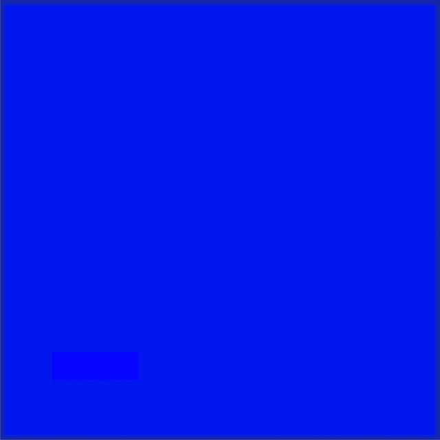 Керамическая плитка Terracotta Mono Blue MN-BLU, цвет голубой, поверхность глянцевая, квадрат, 200x200