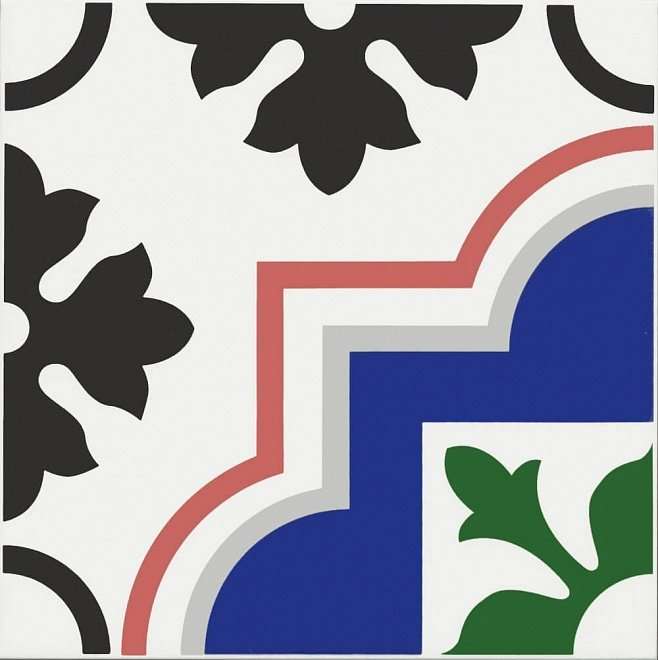 Декоративные элементы Kerama Marazzi Декор Ателье NT\A249\5009, цвет разноцветный, поверхность матовая, квадрат, 200x200