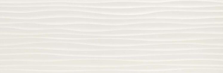 Керамическая плитка Marazzi Italy Essenziale Struttura Wave 3D Satinato MMFN, цвет белый, поверхность сатинированная 3d (объёмная), прямоугольник, 400x1200