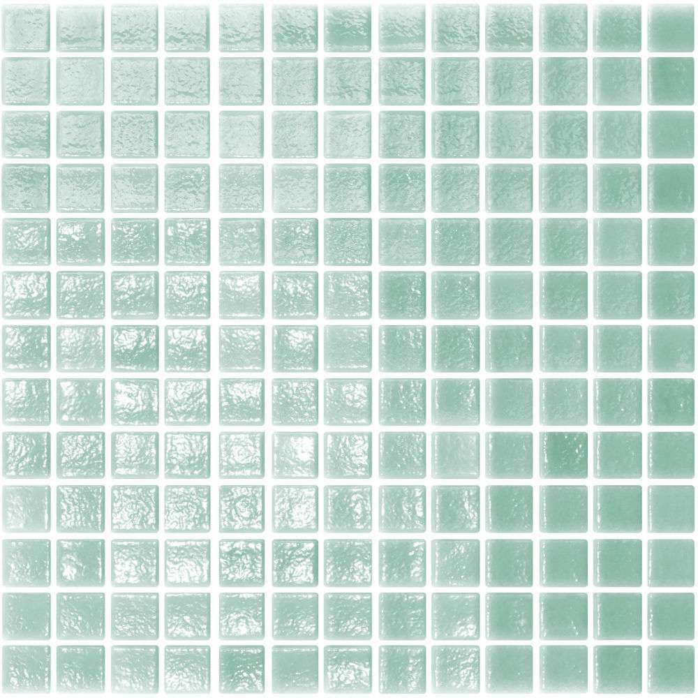 Мозаика Togama Pool&Wellness SPA Niebla Menta, цвет бирюзовый, поверхность глянцевая, квадрат, 340x340