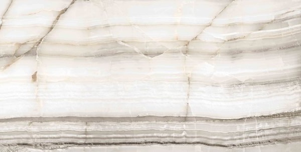 Керамогранит Ocean Ceramic Electra Grey, цвет бежевый, поверхность глянцевая, прямоугольник, 600x1200