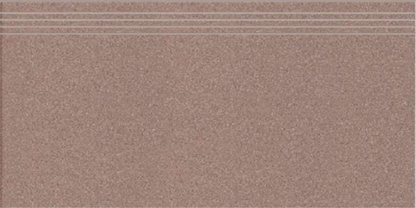 Ступени Керамин Бордюр Грес 0638 ступени, цвет коричневый, поверхность матовая, прямоугольник, 295x600