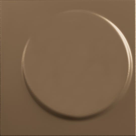 Керамическая плитка Dune Shapes 2 Luna Bronzo 187419, цвет коричневый, поверхность сатинированная рельефная, квадрат, 250x250