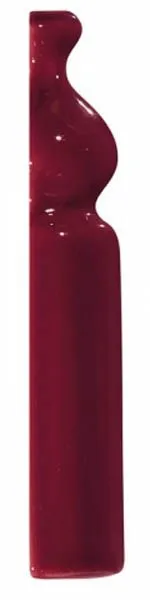 Спецэлементы Petracers Grand Elegance Spigolo Base Bordeaux BT AE 01, цвет бордовый, поверхность глянцевая, прямоугольник, 26x120
