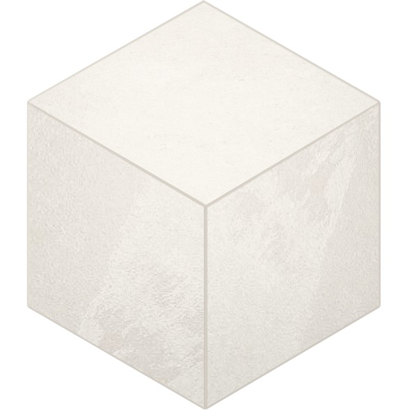 Мозаика Estima Terra White LN00/TE00 Cube Неполированный 29x25 39618, цвет белый, поверхность матовая, шестиугольник, 250x290