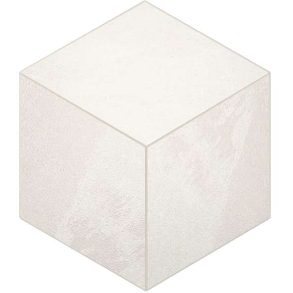 Мозаика Estima Terra White LN00/TE00 Cube Неполированный 29x25 39618, цвет белый, поверхность матовая, шестиугольник, 250x290