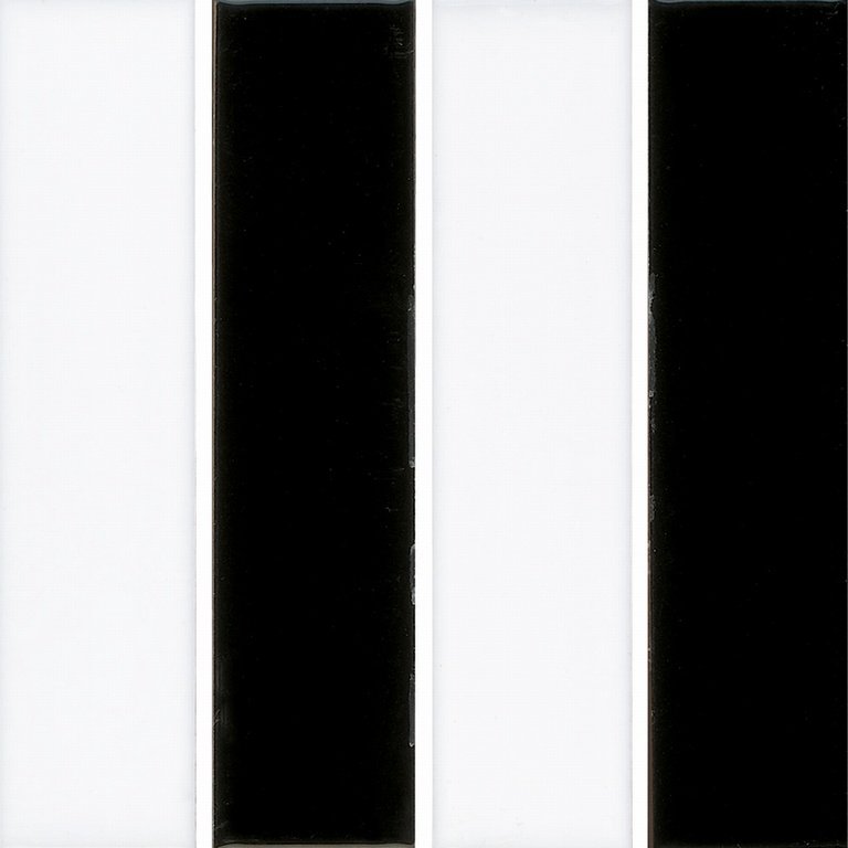Декоративные элементы Bardelli WaferMix 10, цвет чёрно-белый, поверхность глянцевая, квадрат, 100x100