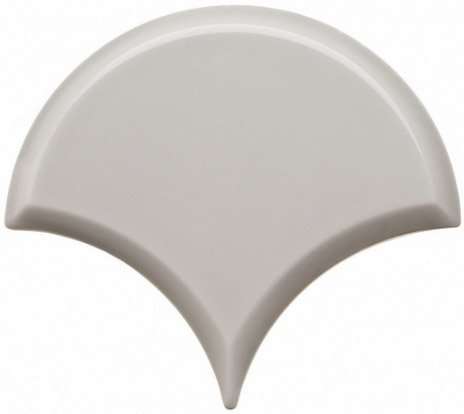 Керамическая плитка Adex ADST8021 Escama Biselado Greystone, цвет серый, поверхность глянцевая, чешуя, 130x150