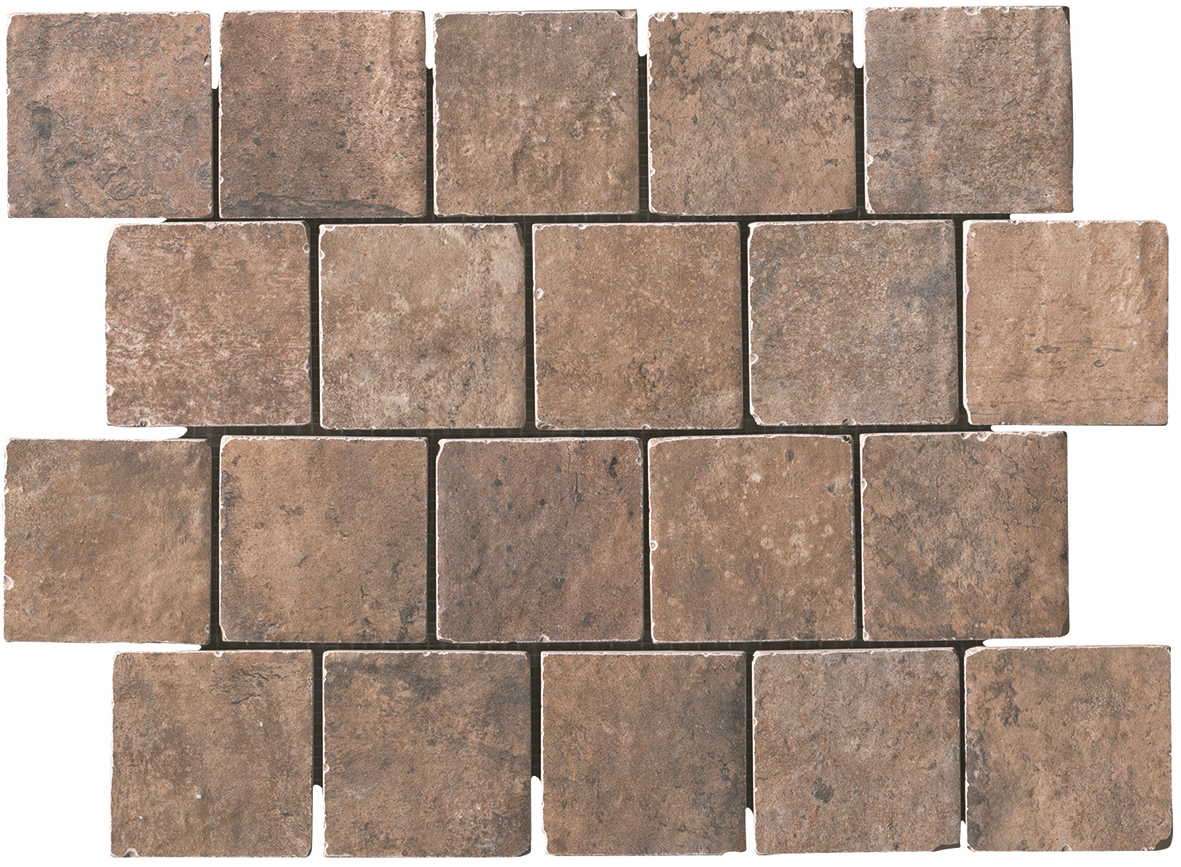 Мозаика Cir Chicago Mosaico Spacco (7,5*7,5) Old Chicago R11 1048769, цвет коричневый, поверхность матовая, прямоугольник, 300x400