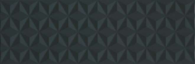 Керамическая плитка Kerama Marazzi Диагональ Черный Структура Обрезной 12121r, цвет чёрный, поверхность матовая, прямоугольник, 250x750