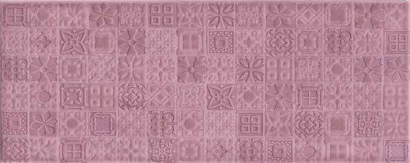 Декоративные элементы Dom Aria Ametista Macrame Inserto, цвет сиреневый, поверхность глянцевая, прямоугольник, 200x500